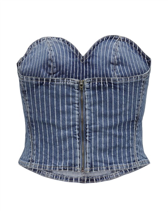 Kirsi Corset Denim Top